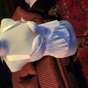 NWT satin babydoll corset